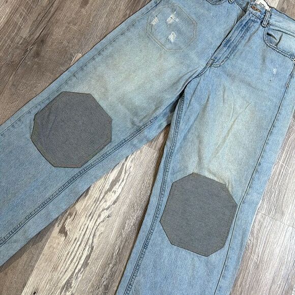BDG Reworked Baggy Jeans | Grunge Patchwork Denim | Size 28 | 1527 - Picture 7 of 15